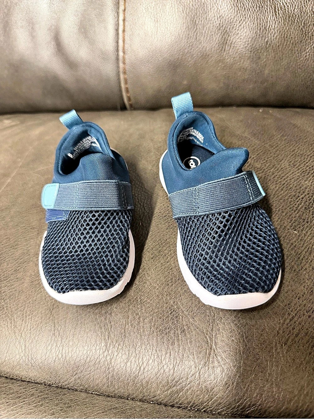 Cat & Jack Toddler Water Shoes Blue & White Sneakers